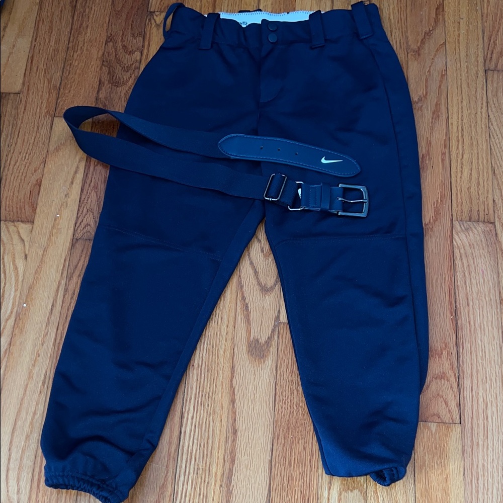 Intensity Dark Blue Softball Pants with Nike Sofrball Belt